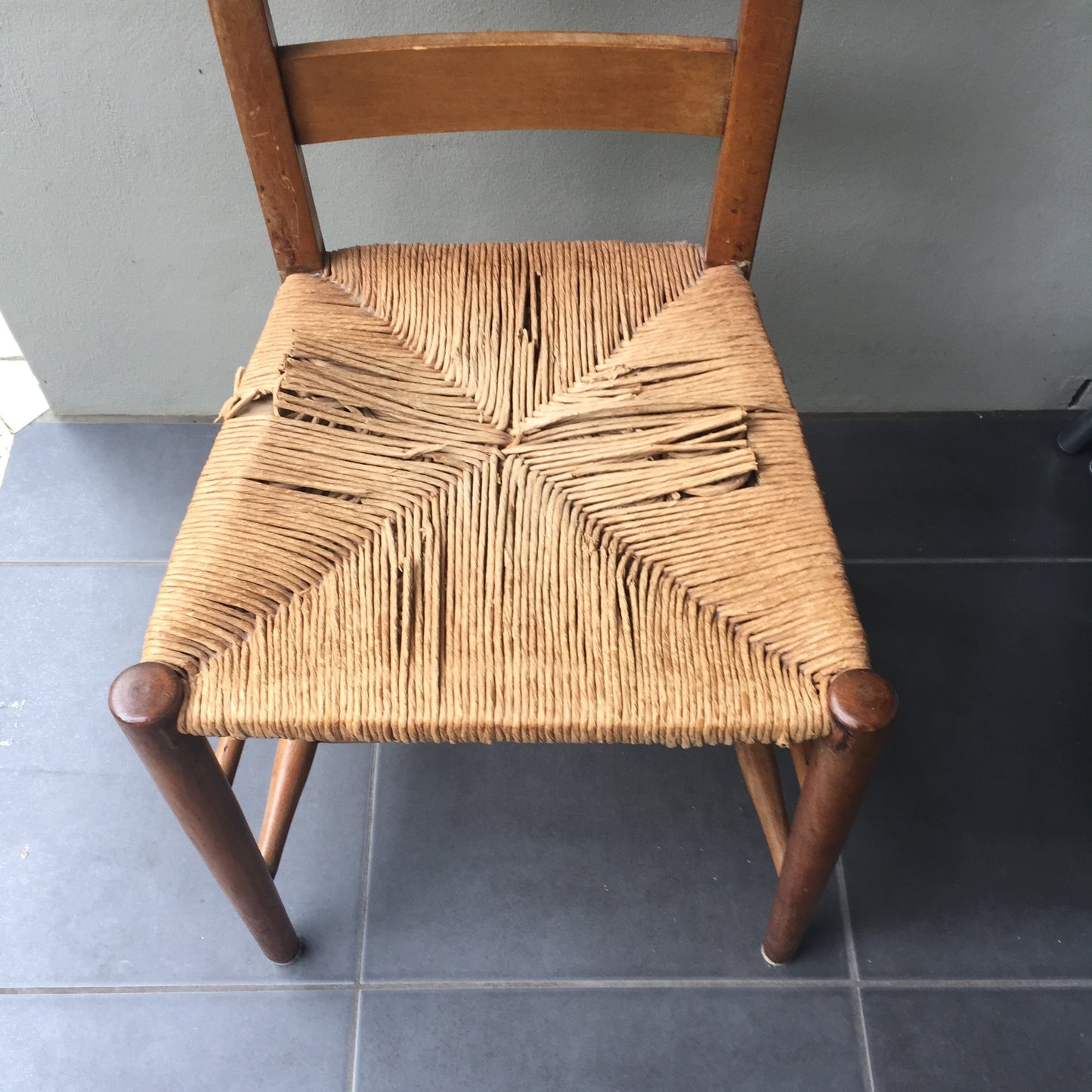 Chair before restoration