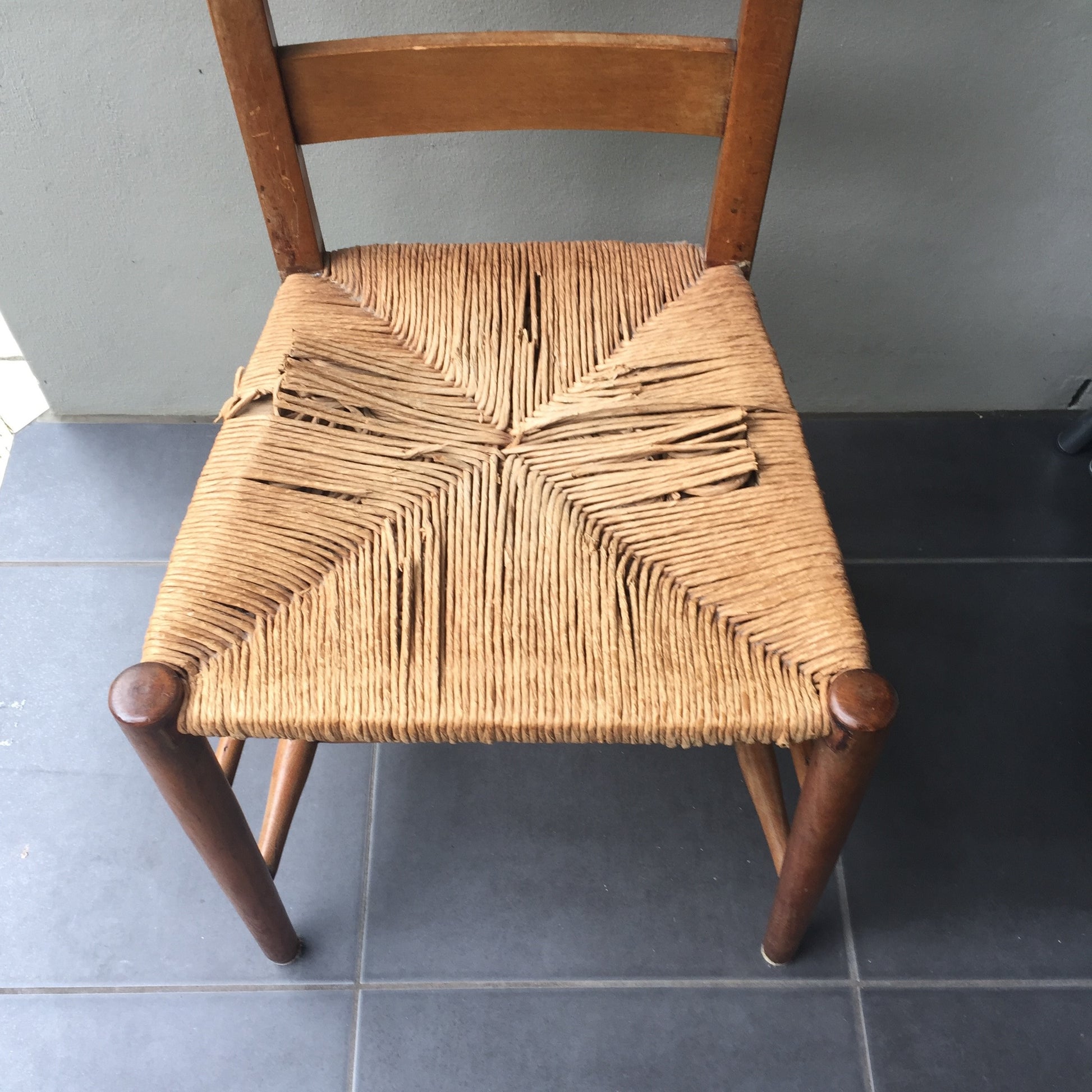 Chair before restoration