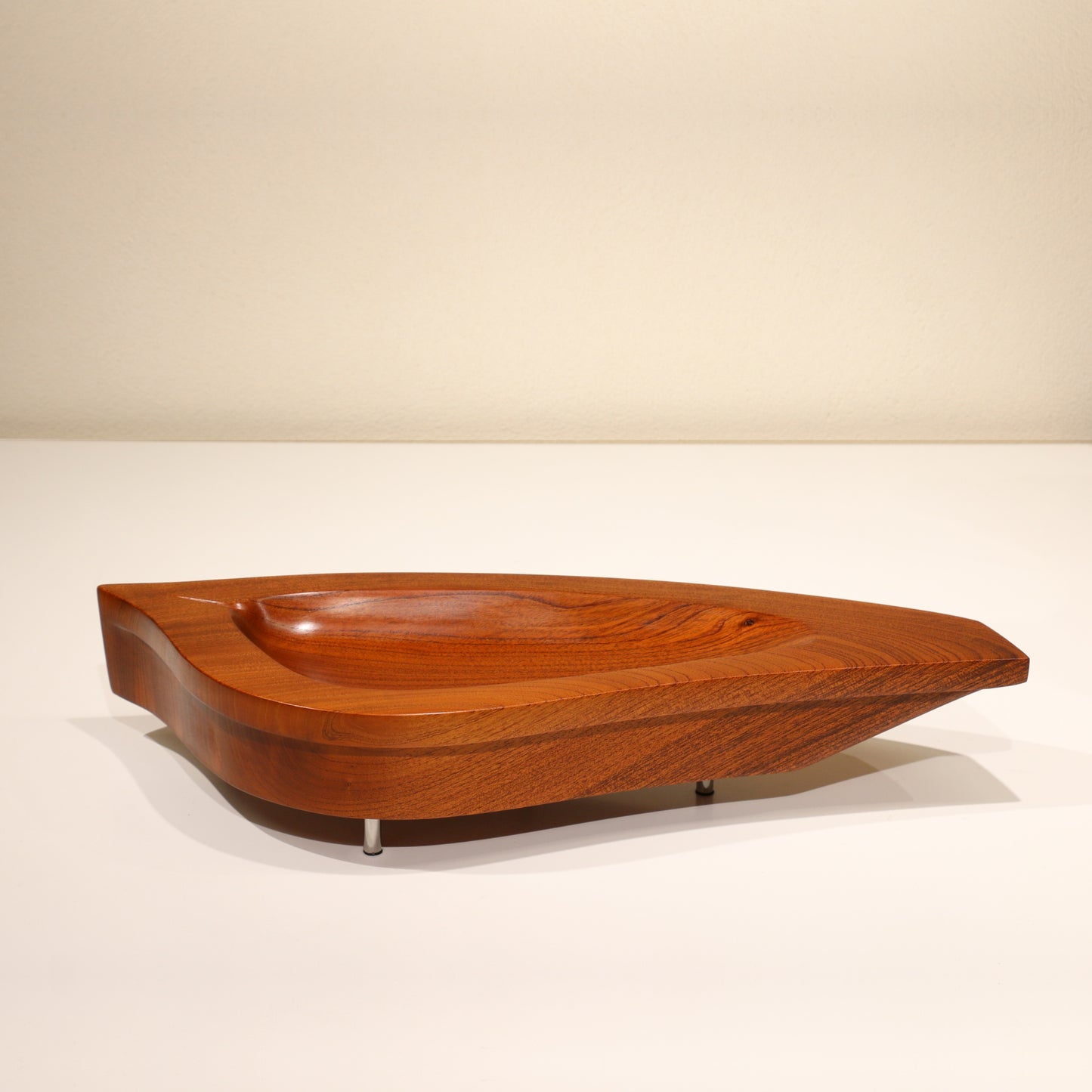 Red cedar sculpted bowl