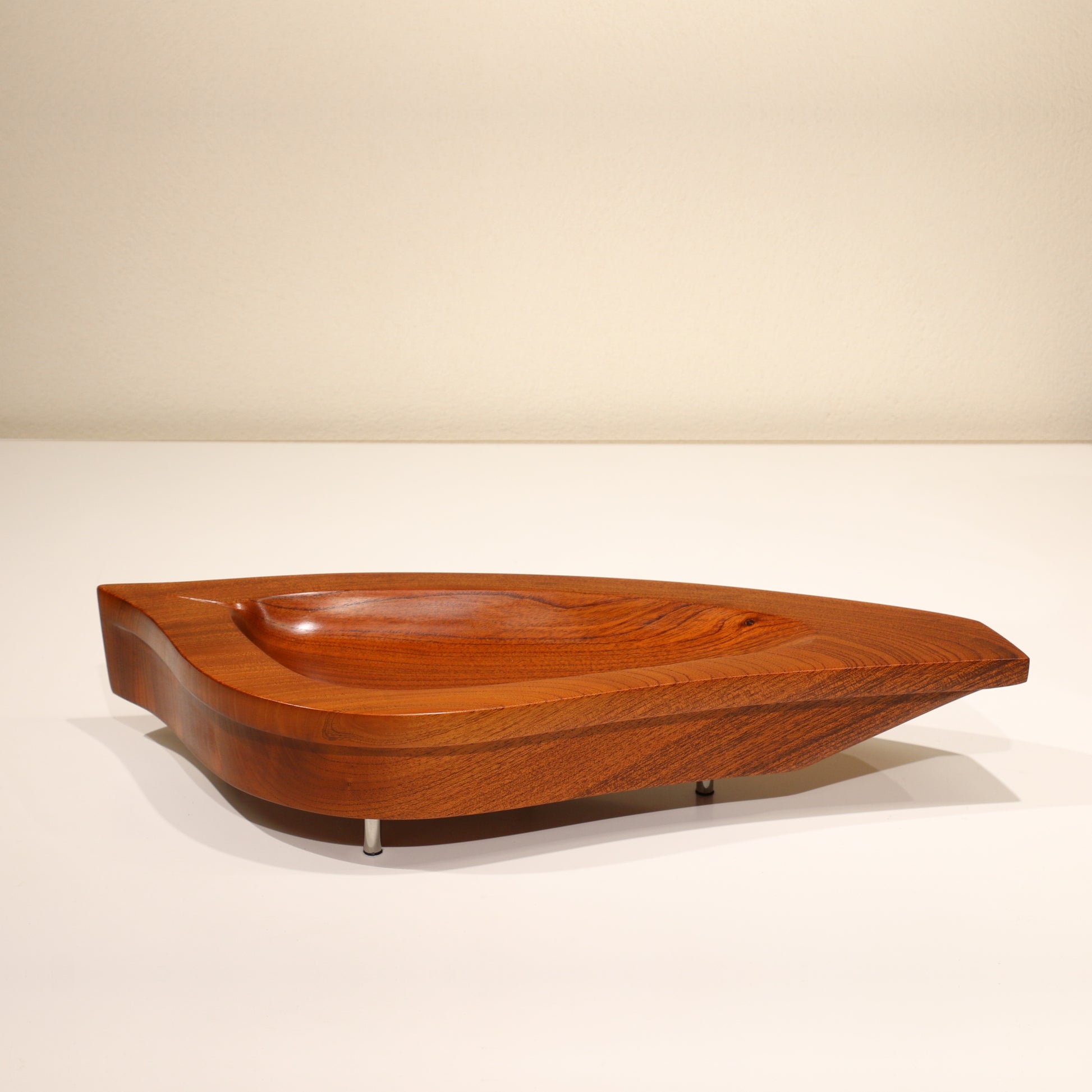 Red cedar sculpted bowl