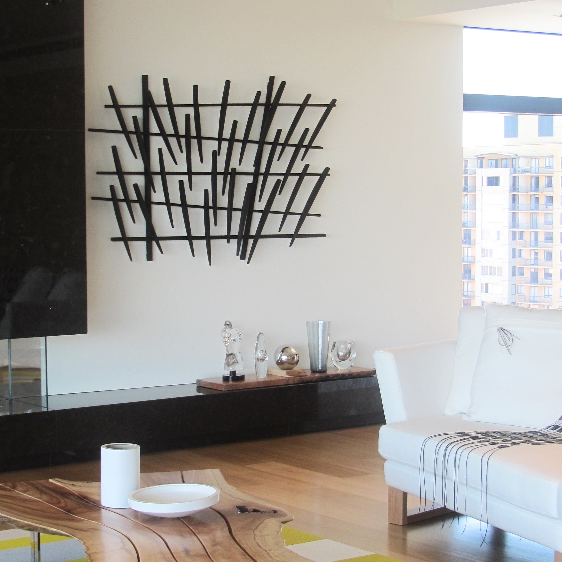 timber wall sculpture