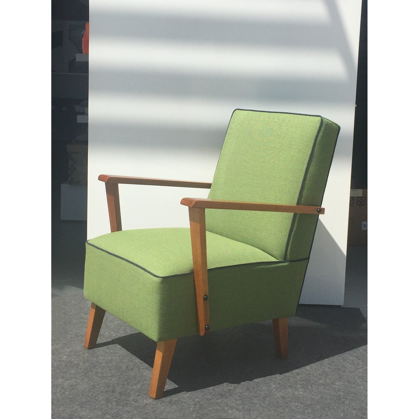 Mid-century armchair after restoration
