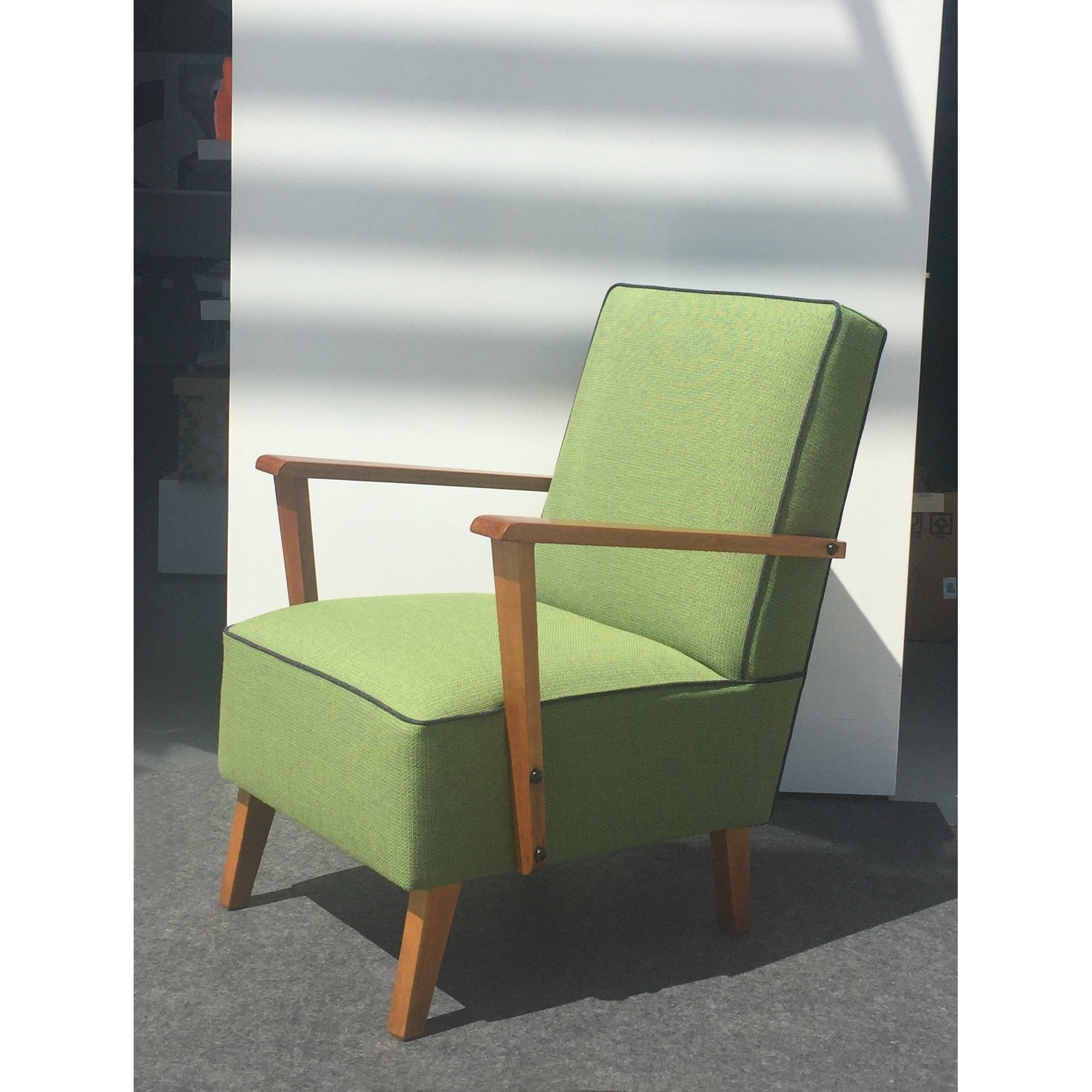 Mid-century armchair after restoration