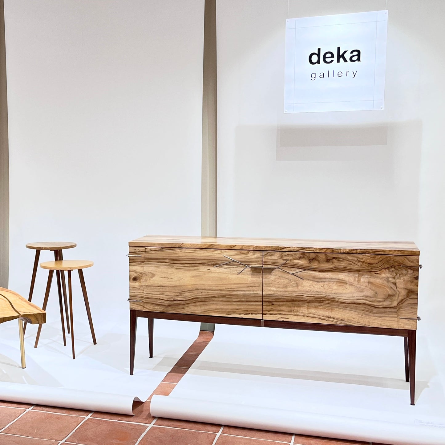 Trails cabinet in camphor laurel by Deka