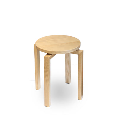 oak Kantti stool by Deka
