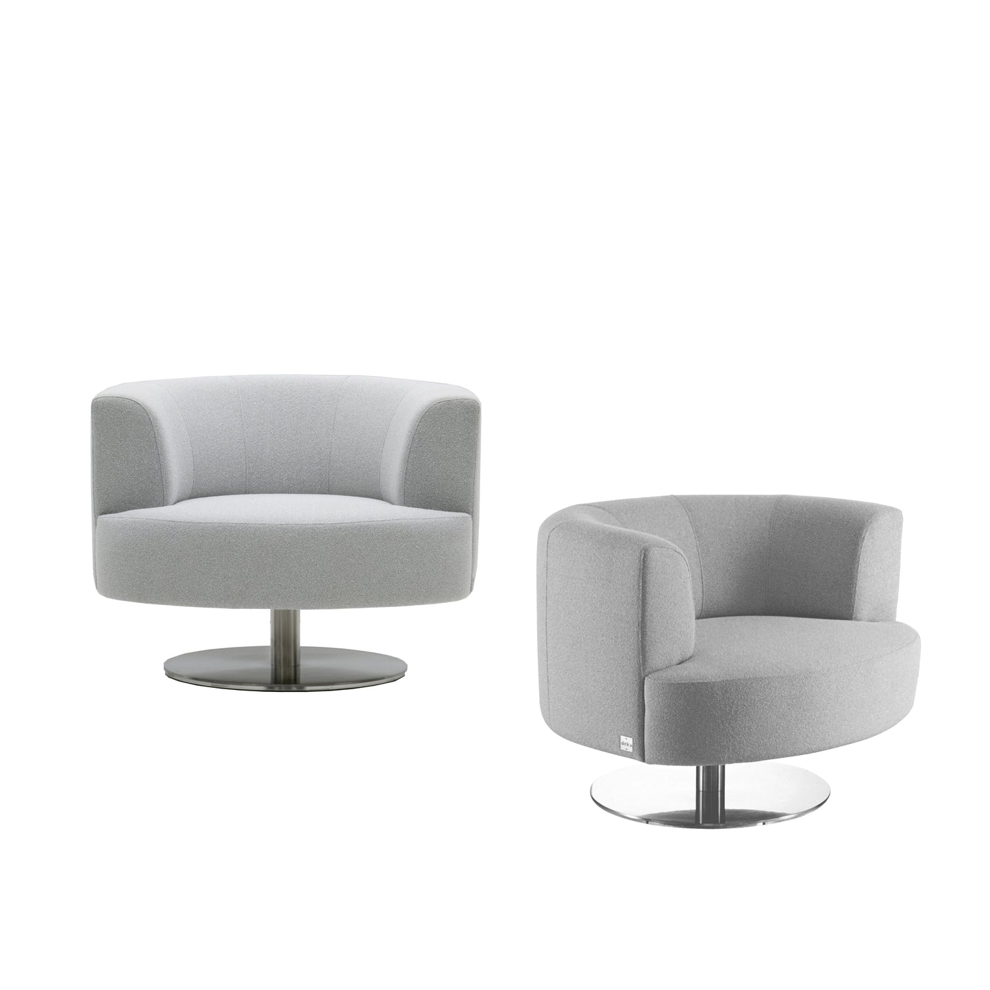 Neo swivel armchair by Deka