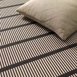 Woodnotes cut stripe rug
