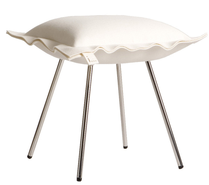 i...stool by Dekla in white